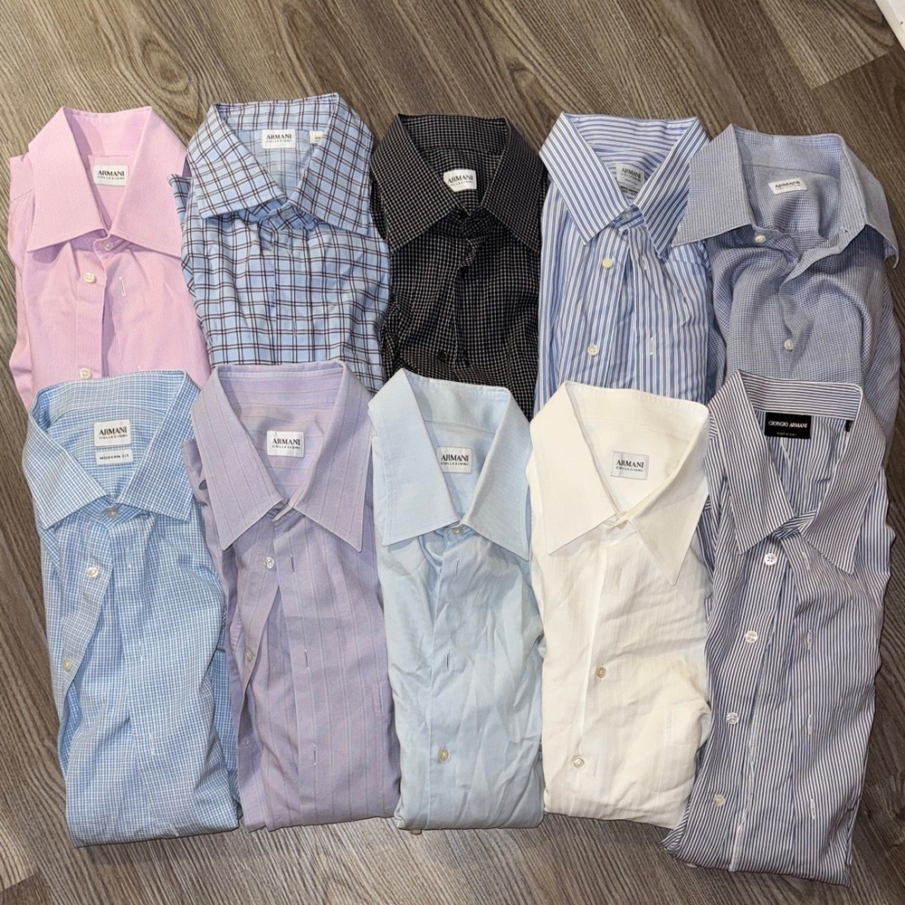 Giorgio Armani Collezioni Dress Shirts- Bundle